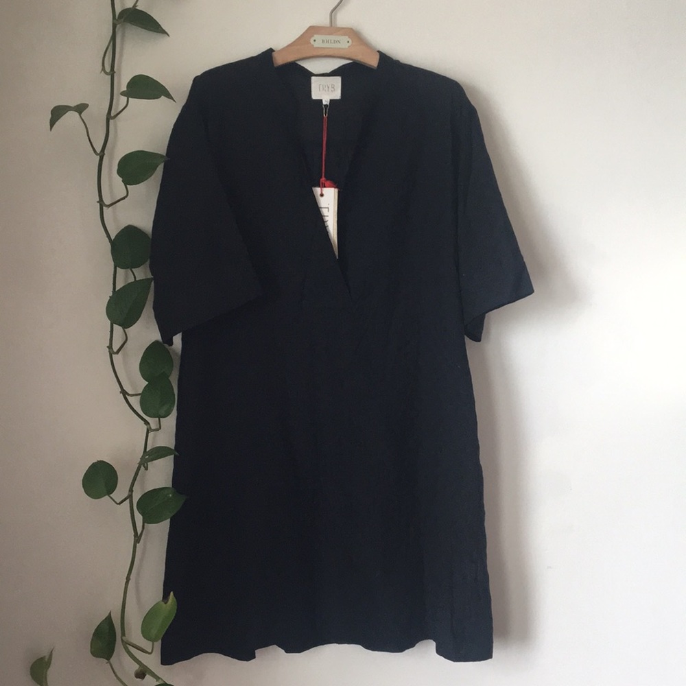 Tryb Black Mikael Kimono Style Dress